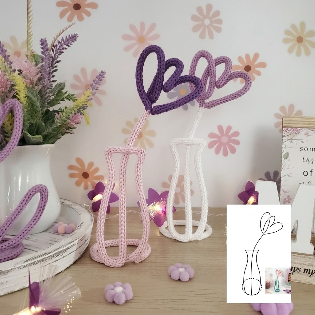 Modelli per la Festa della Mamma con filo metallico: oltre 30 modelli a maglia (download digitale)