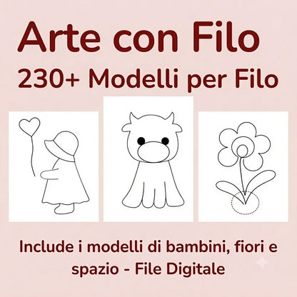 Wire Art Figure Templates: 230+ Bending Patterns (Digital PDF Download