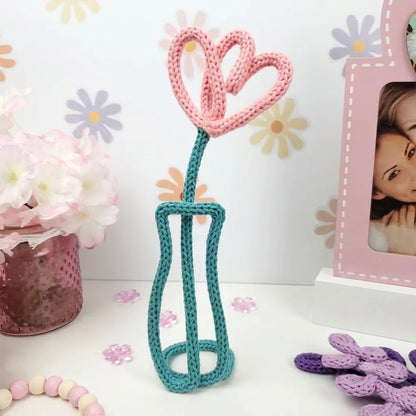 Modelli per la Festa della Mamma con filo metallico: oltre 30 modelli a maglia (download digitale)