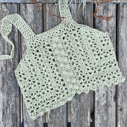 Modello all'uncinetto per top boho da bambina - dai 6 mesi agli 8 anni
