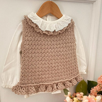 Modello all'uncinetto per top da neonata/bambina - da 0 a 6 anni